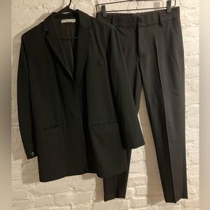 VINCE Classic Black Pant Suit
